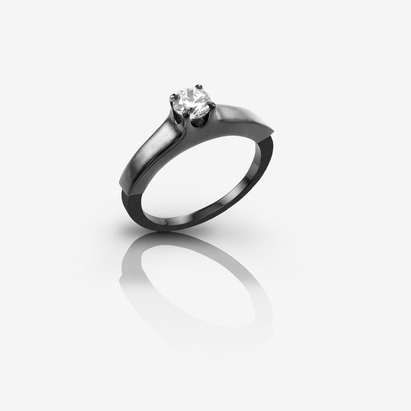 Black Brilliant Ring