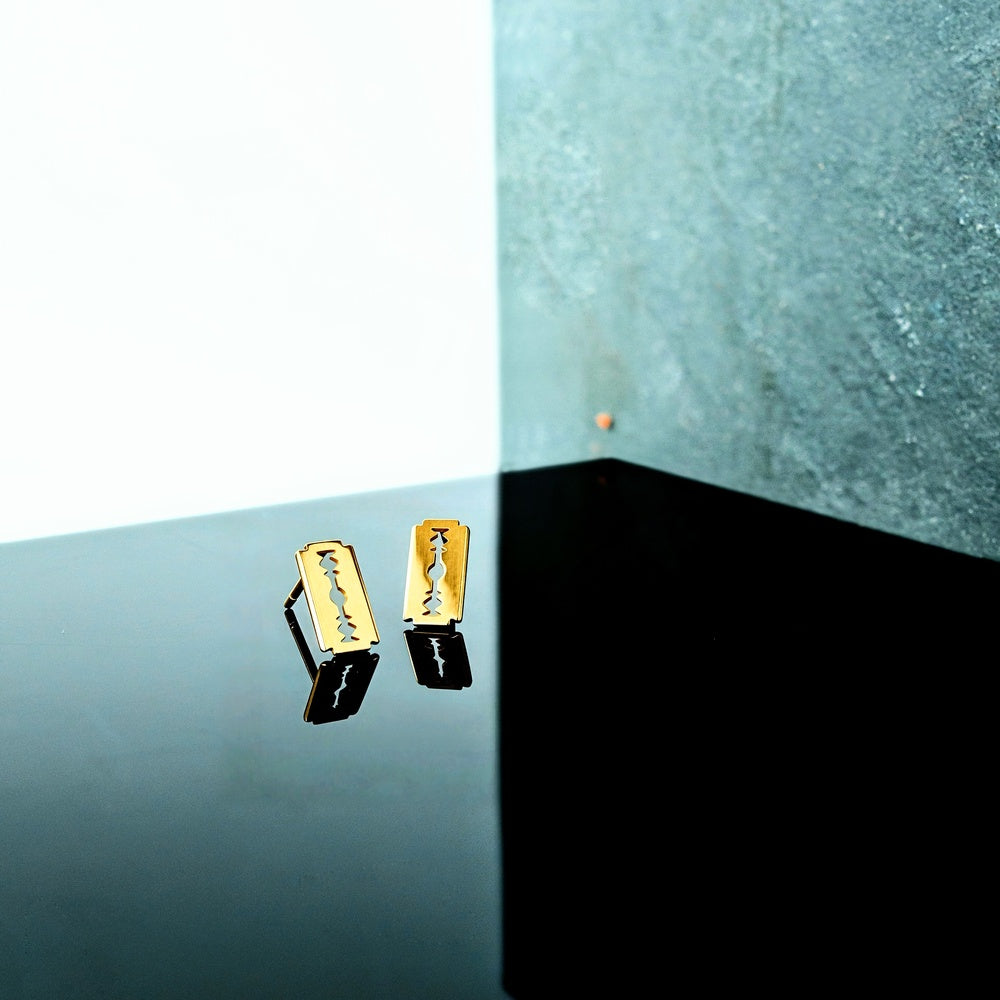 Gillette Shaped Earrings